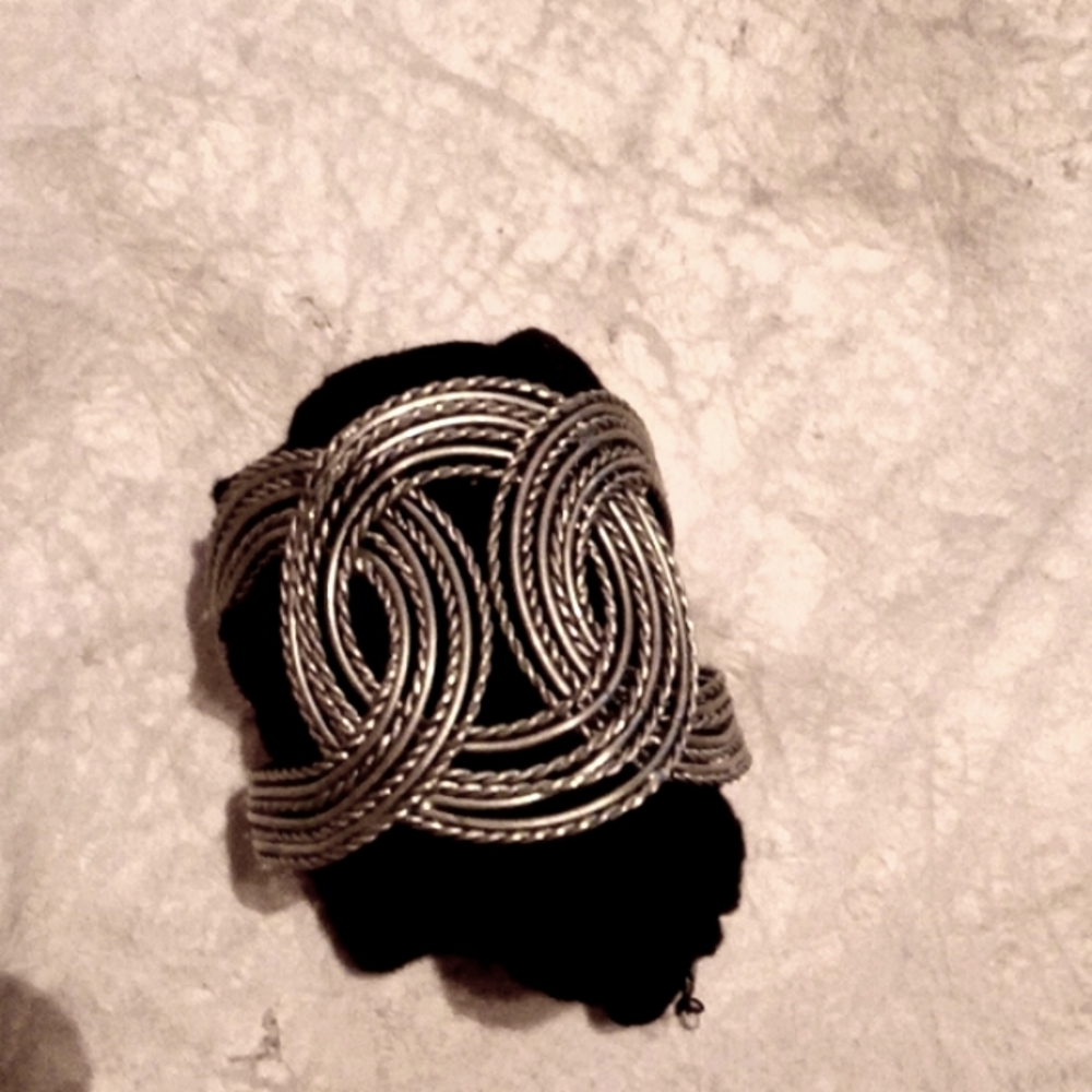 Silver artisan Cuff